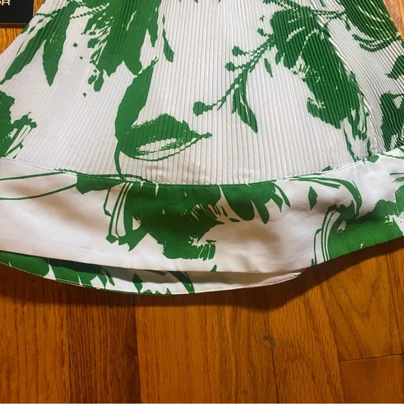 Taylor Floral Belted V-Neck Crepe Dress - Picture 9 of 11